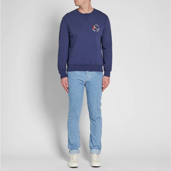 Vtg Polo Ralph Lauren Nautical Crew Sweatshirt XL Embroidered Sailing Preppy - Picture 16 of 16